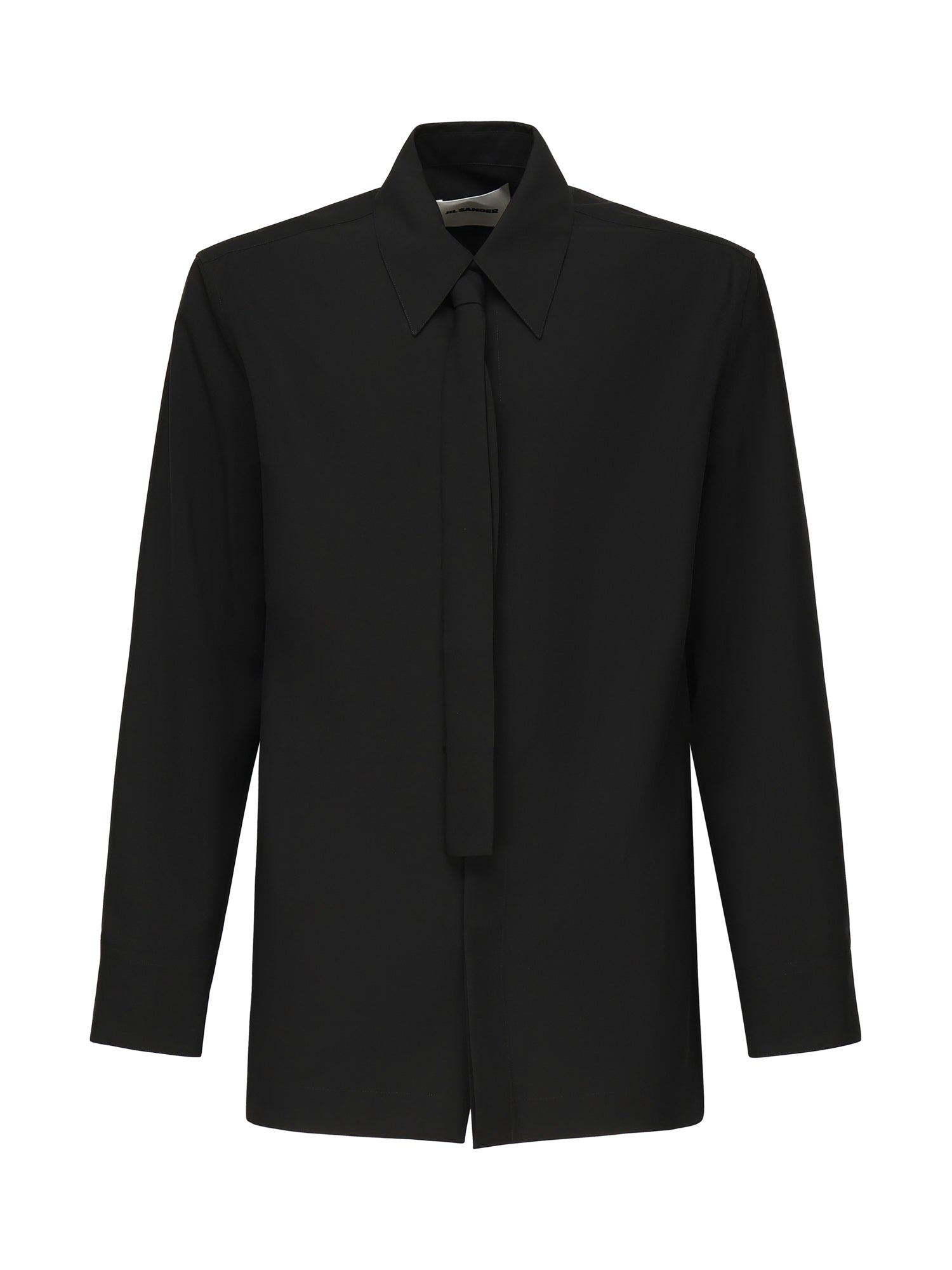 Jil Sander Shirts Black Wool