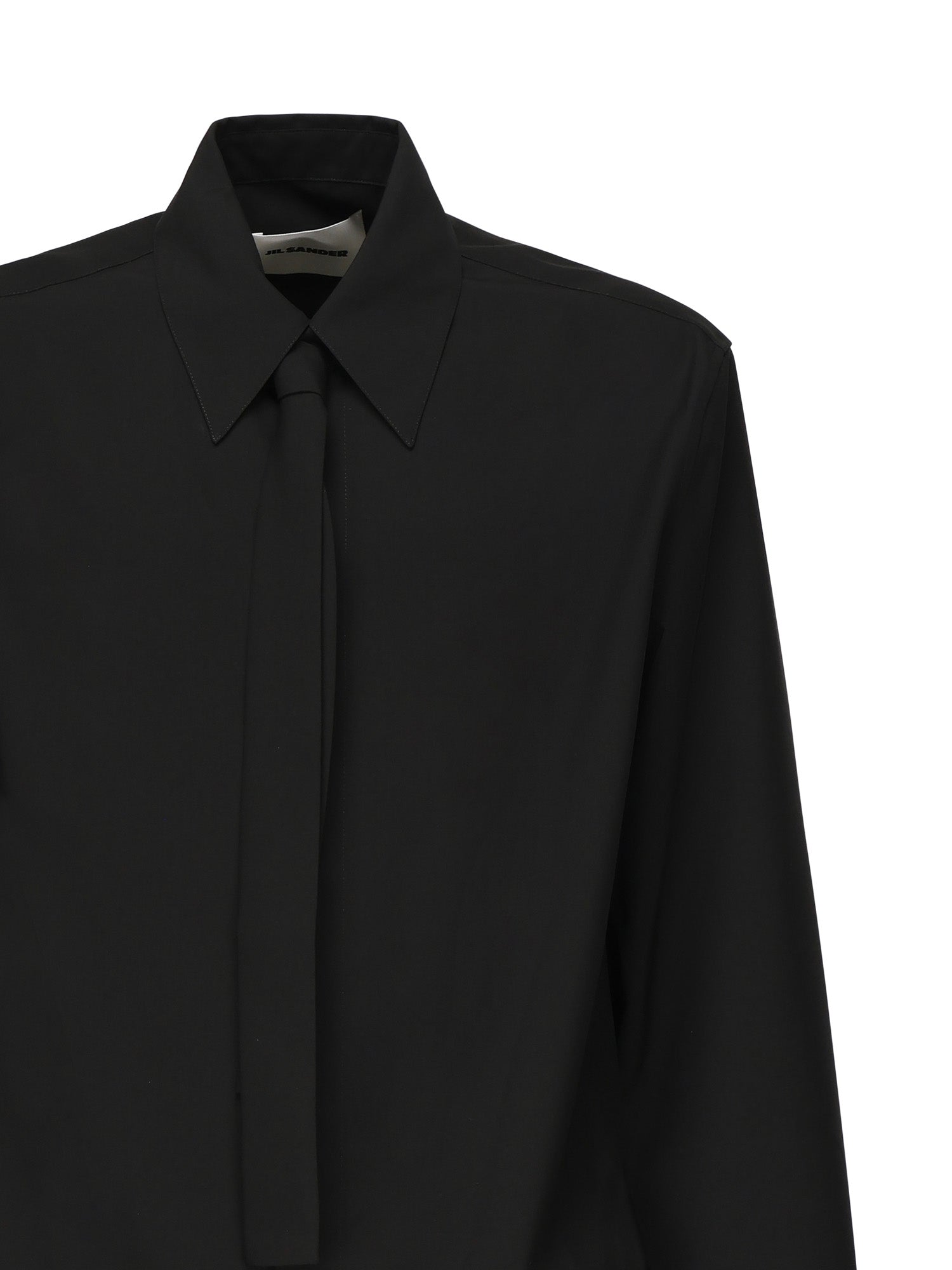 Jil Sander Shirts Black Wool