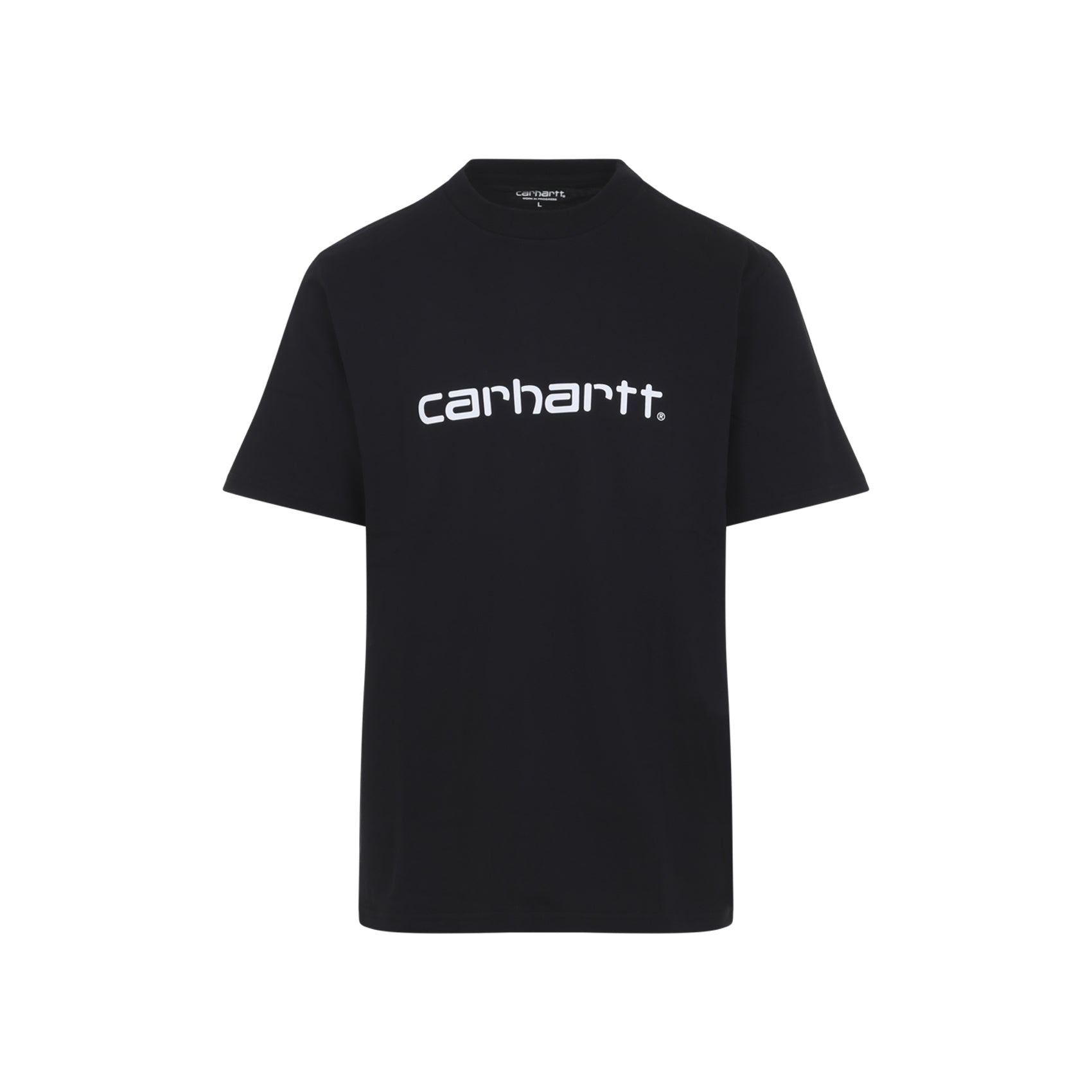 Script T-shirt Black Cotton Tshirt
