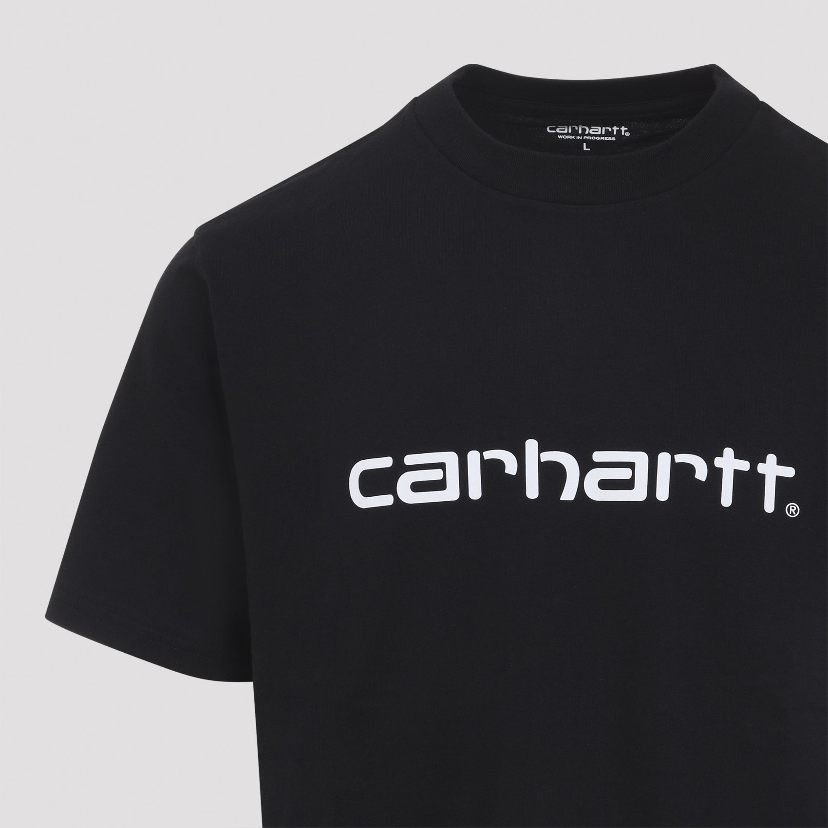 Script T-shirt Black Cotton Tshirt