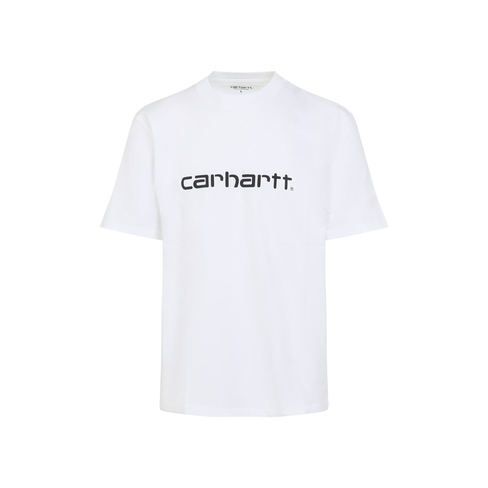 Script T-shirt White Cotton Tshirt