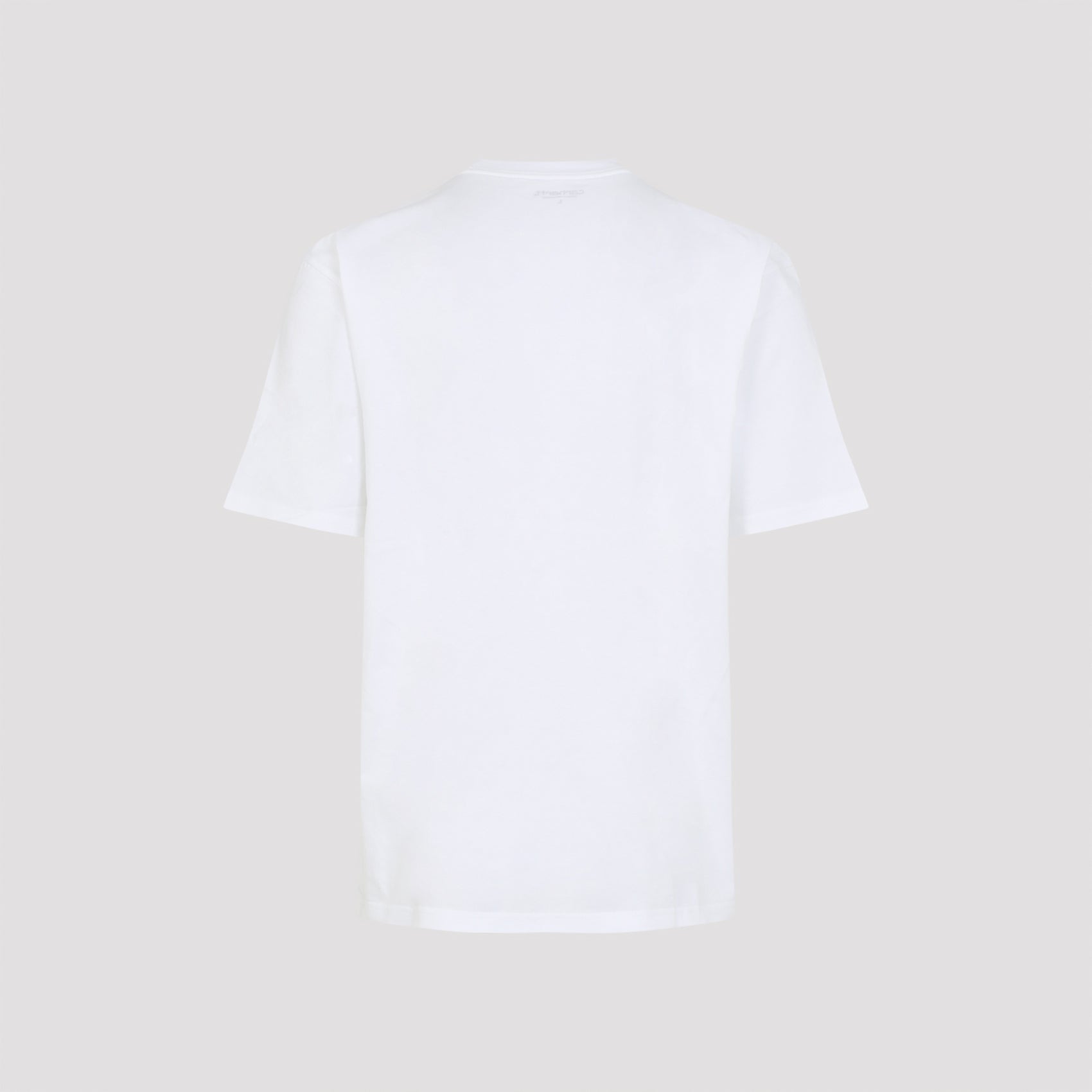 Script T-shirt White Cotton Tshirt