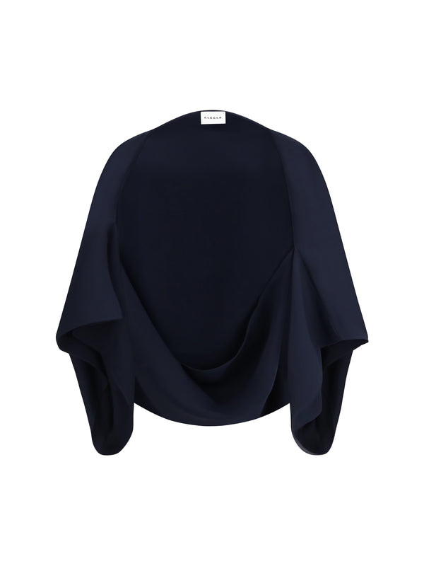 P.A.R.O.S.H. 100% Polyester sweatshirt in navy