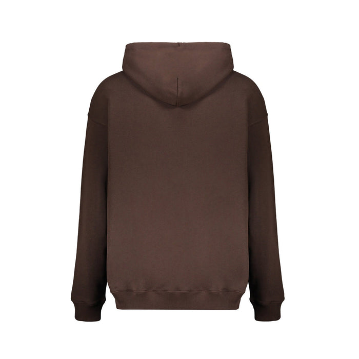 Off-White Logo Sweatshirt Brown Cotton