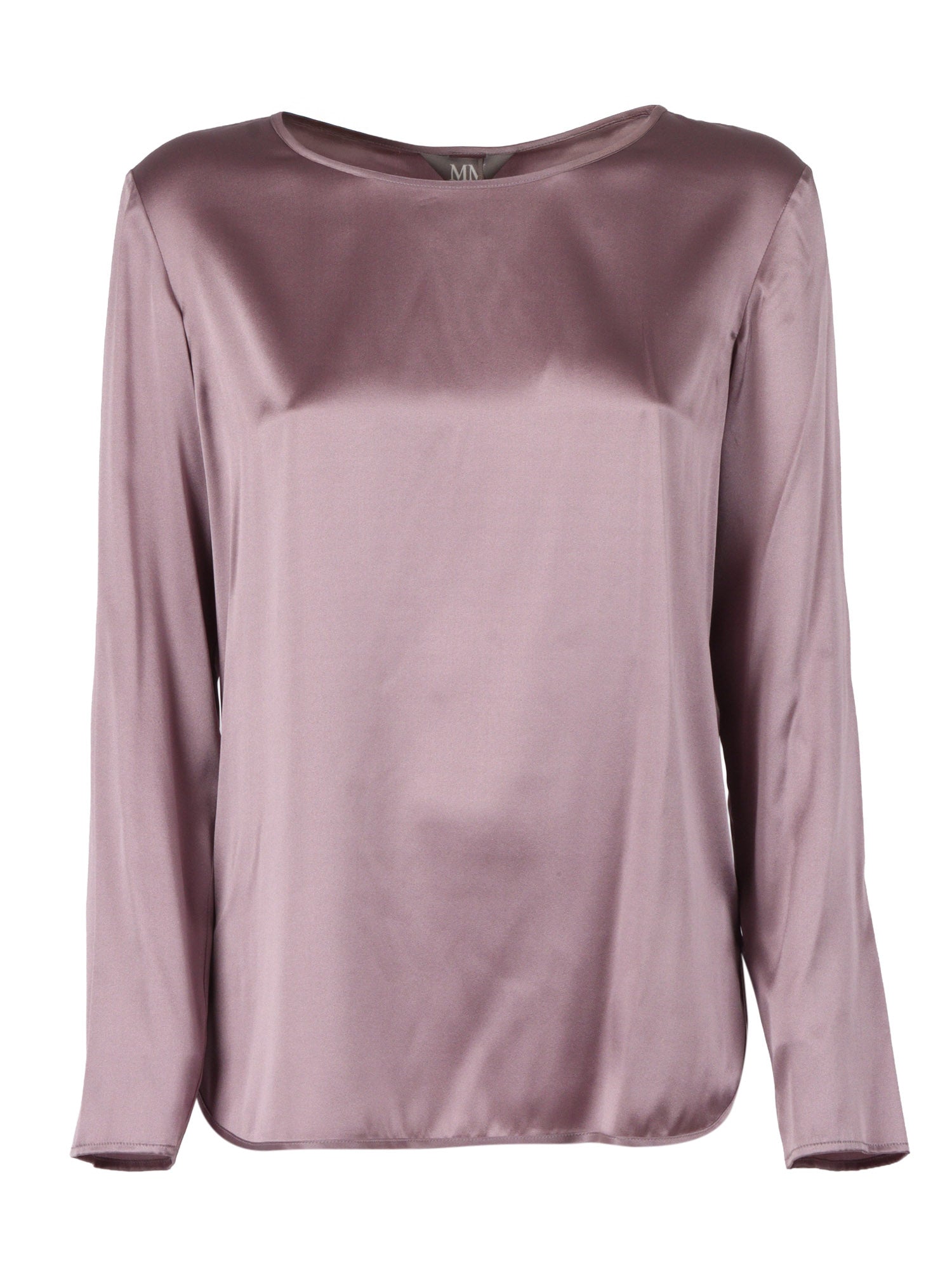 Blouse Purple Silk Elastane