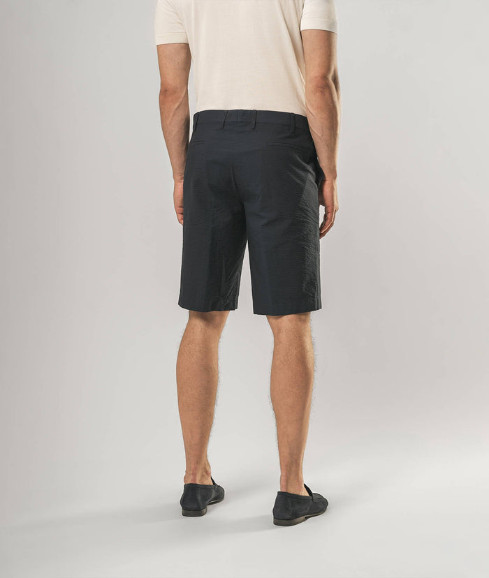 Palm Springs Shorts Navy Trousers No Pinces