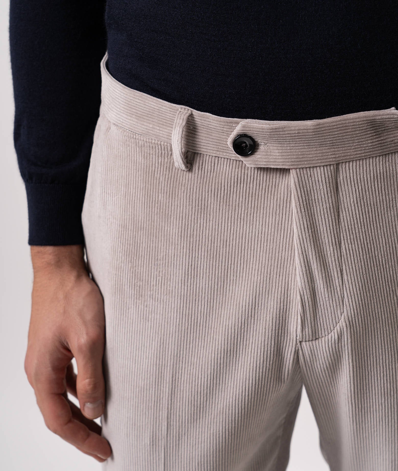 Velvet Trousers Cortina White Sportswear