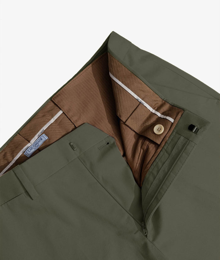 Chino Sport Trousers Olive No Pinces