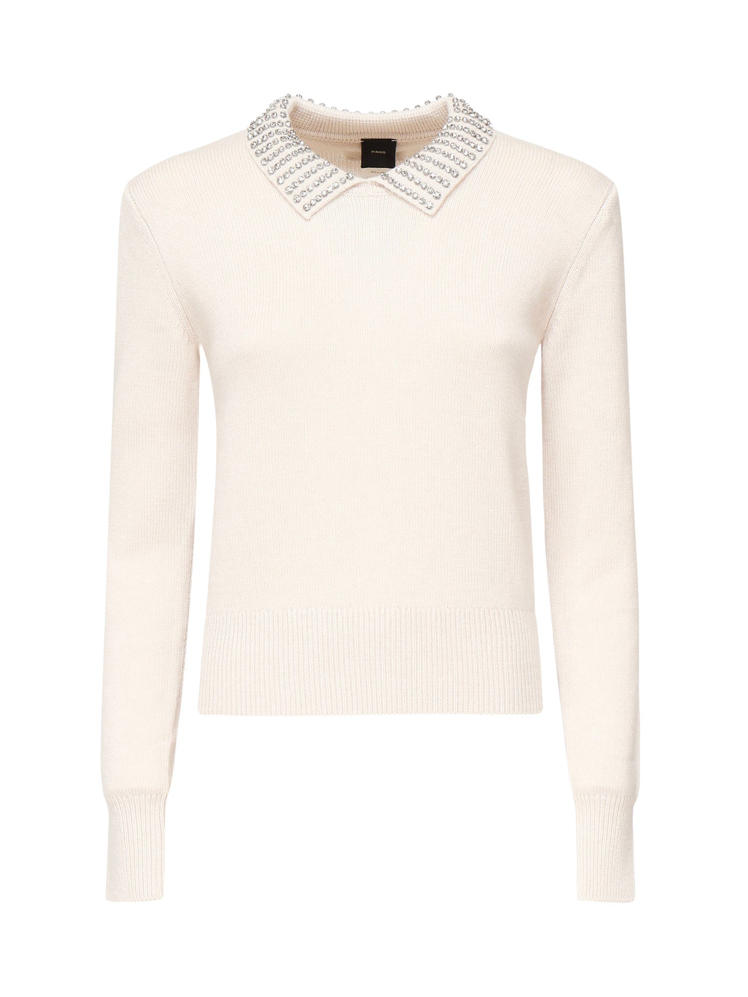 Pinko Sweaters White Nylon