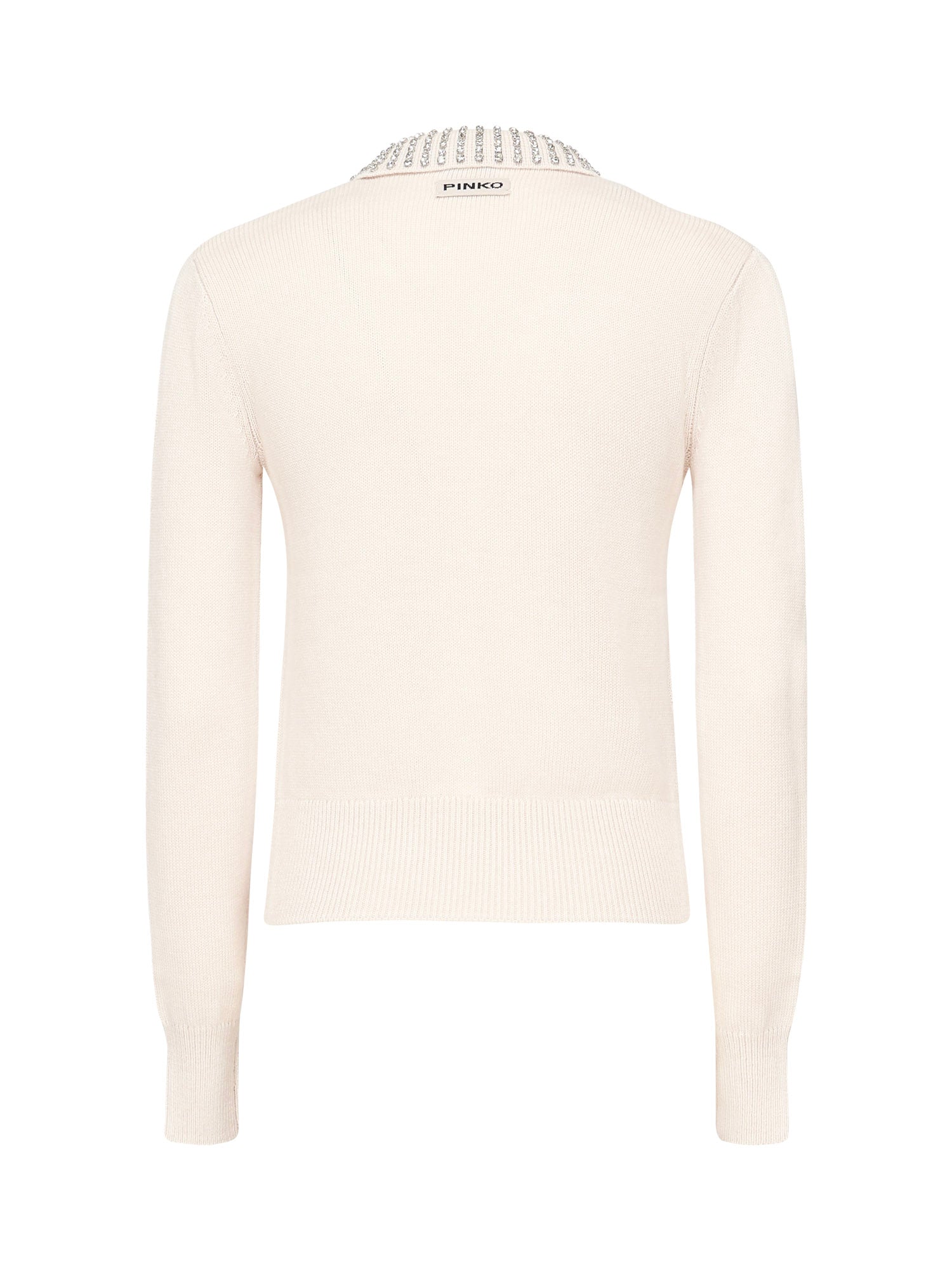 Pinko Sweaters White Nylon