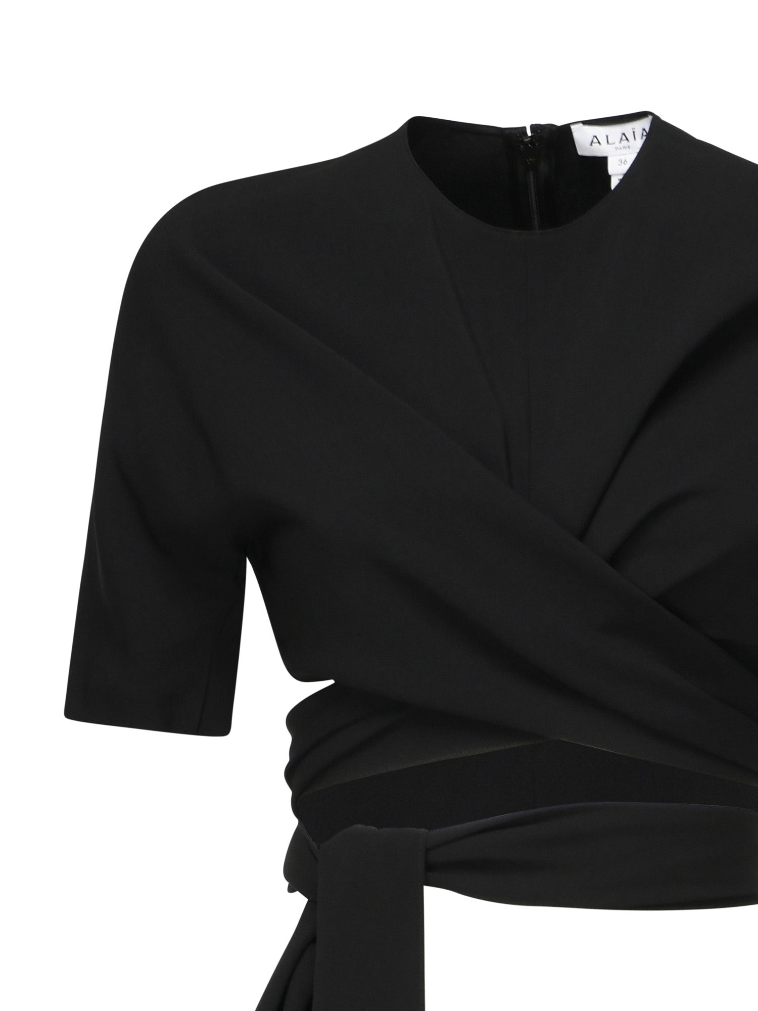 Alaia Top Black Acetate