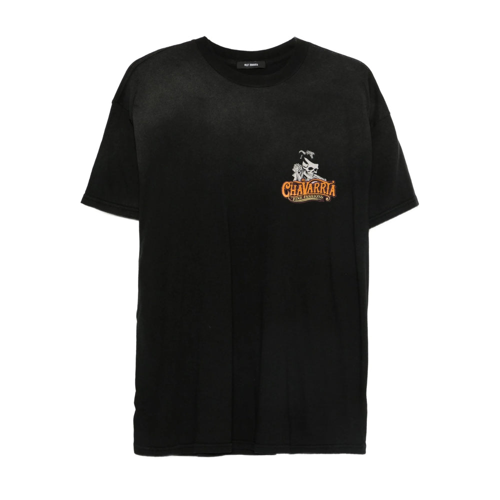 T-Shirt Willy Chavarria Black Cotton: 100. T-shirts