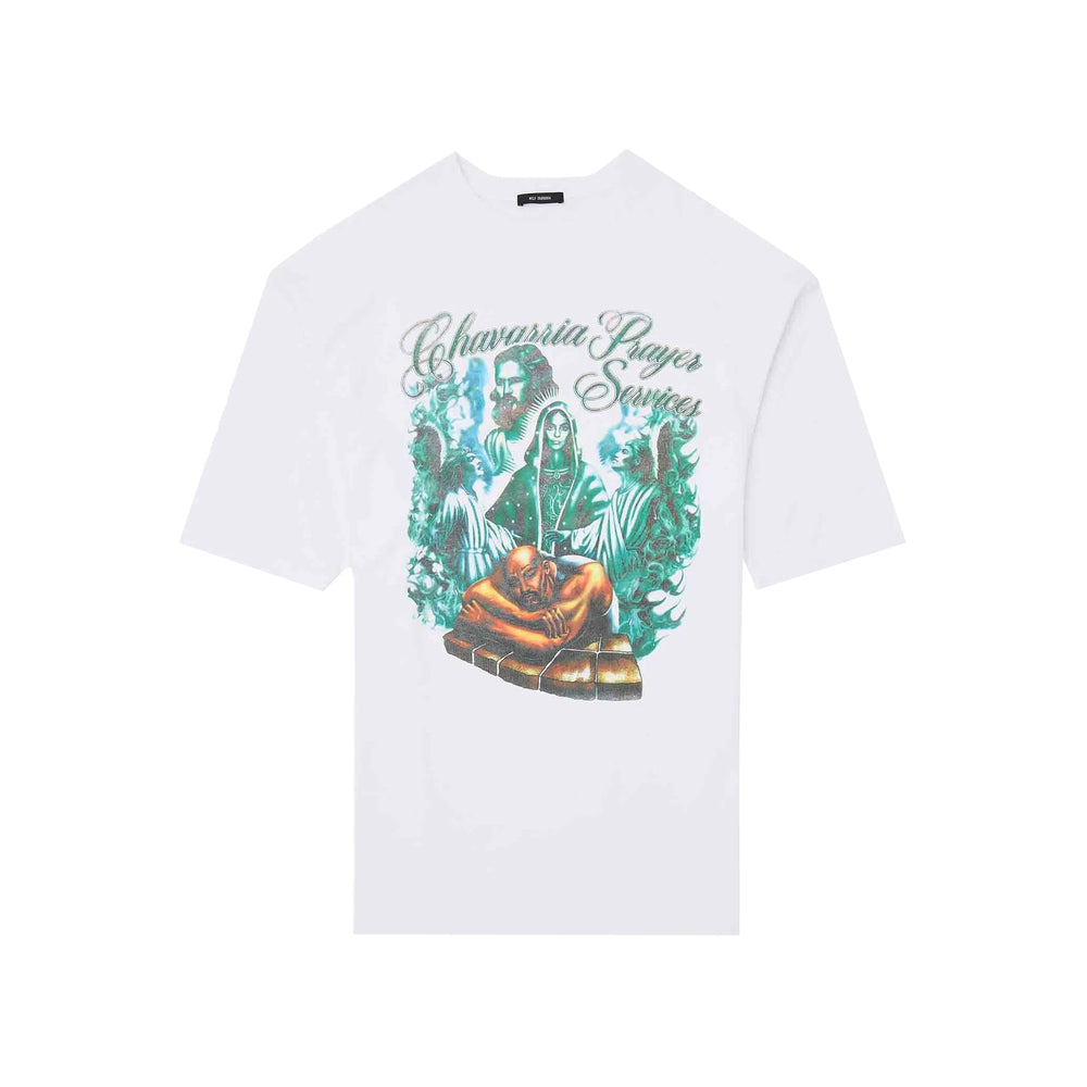 T-Shirt Willy Chavarria White Cotton: 100. T-shirts