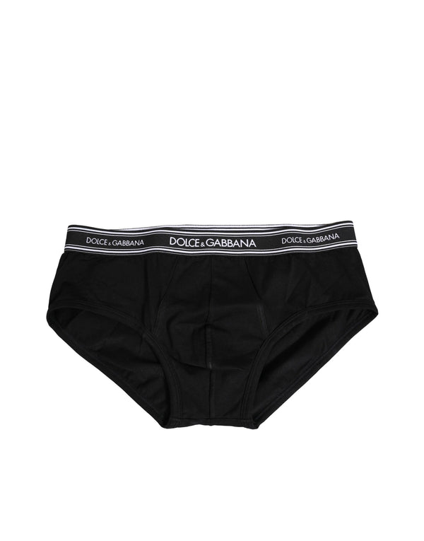 Dolce & Gabbana 95% Cotton 5% Elastane brief in black