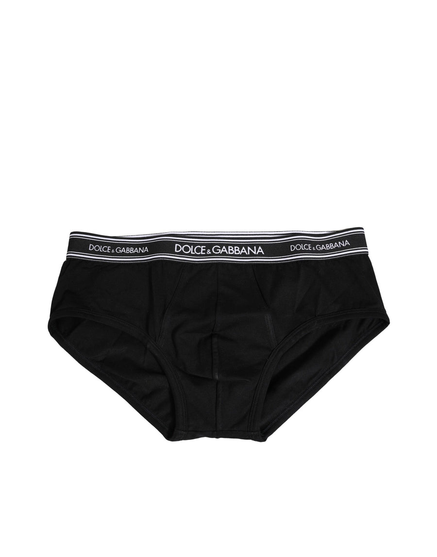 Dolce & Gabbana 95% Cotton 5% Elastane brief in black