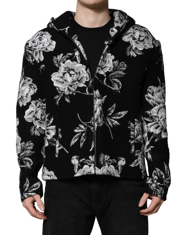 Dolce & Gabbana 40% Wool 22% Nylon 10% Cashmere 10% Lamb 10% Alpaca 8% Silk jacket in black