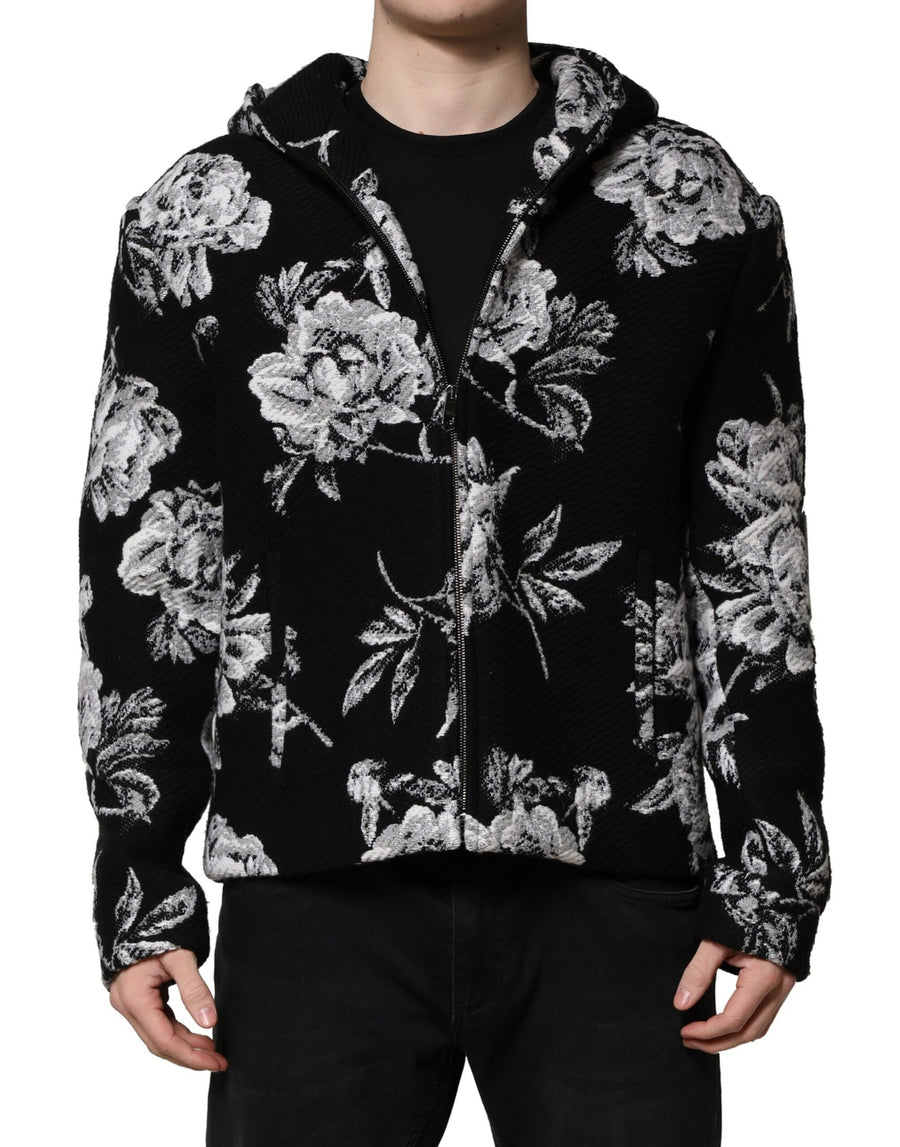 Dolce & Gabbana 40% Wool 22% Nylon 10% Cashmere 10% Lamb 10% Alpaca 8% Silk jacket in black