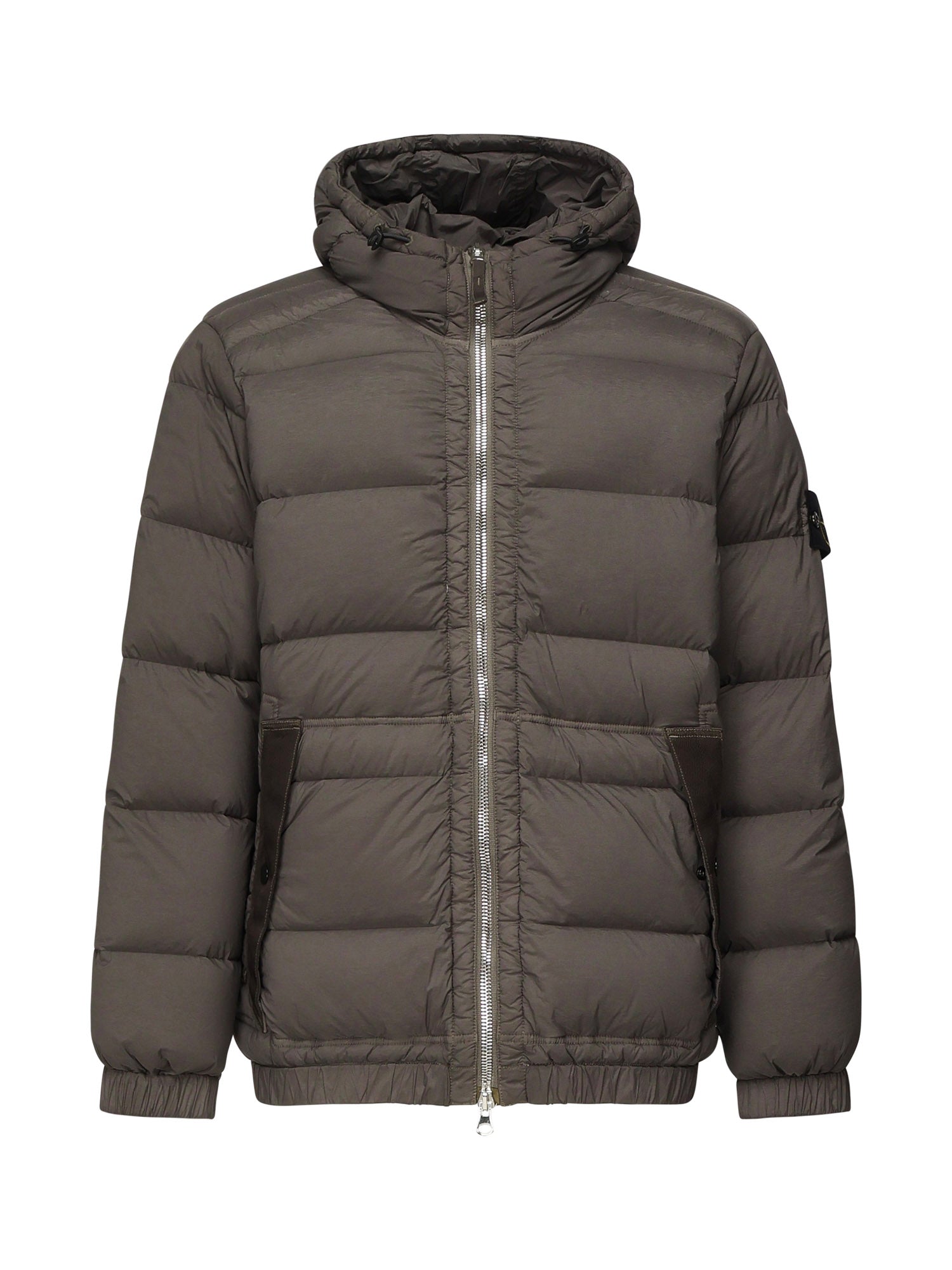 Stone Island Coats Cement Polyamide Elastane