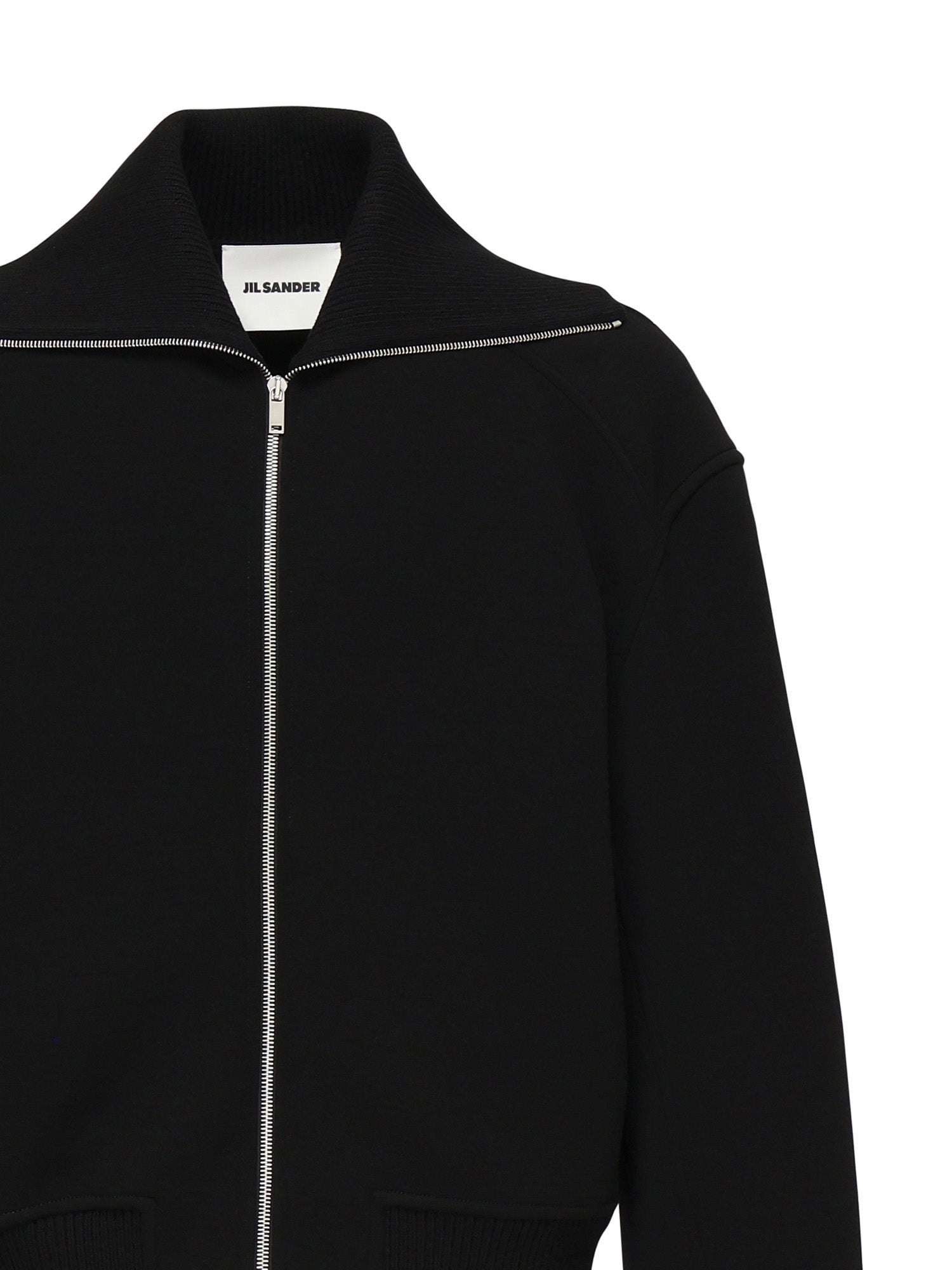 Jil Sander Coats Black Wool