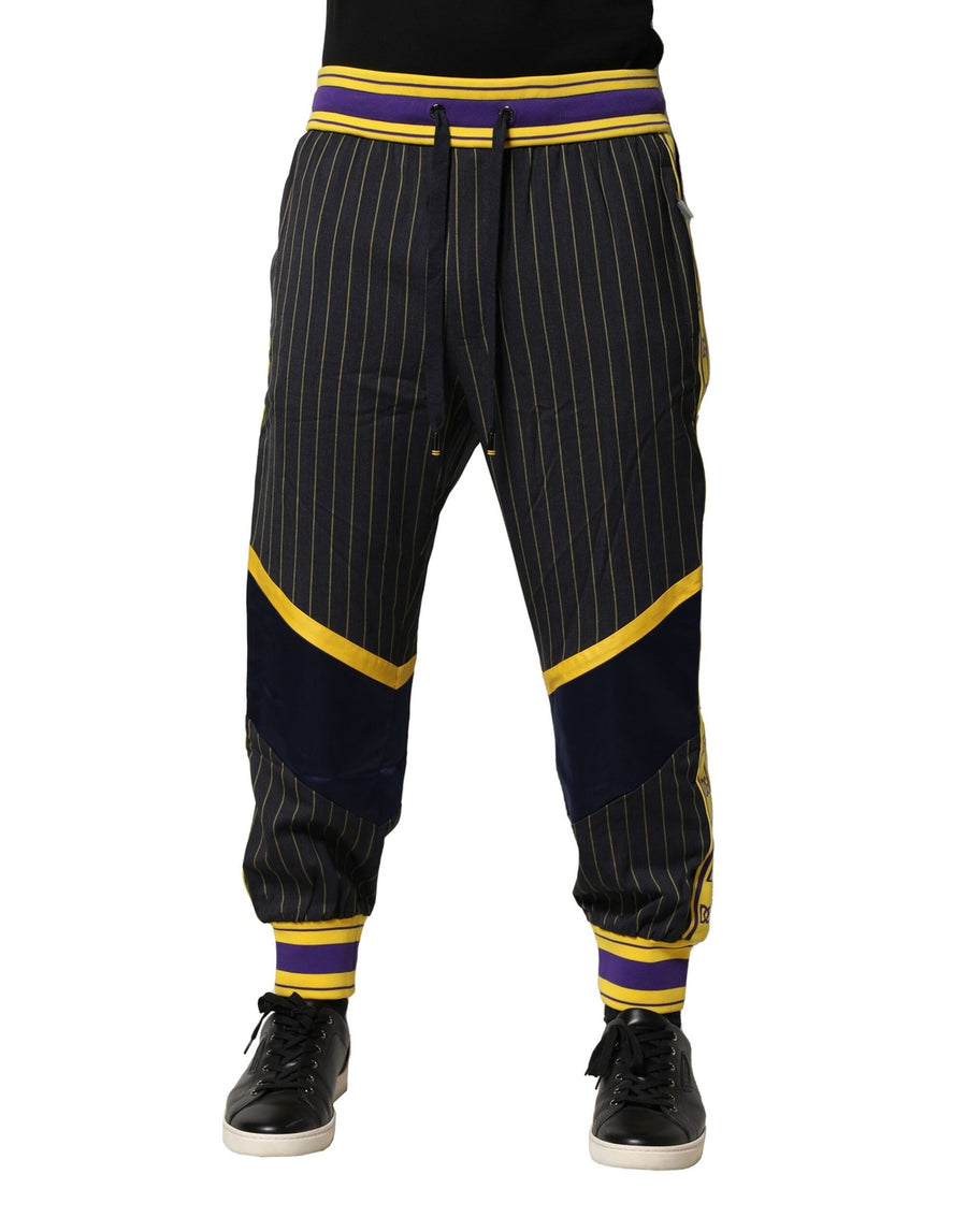 Dolce & Gabbana 70% Virgin Wool joggers in black