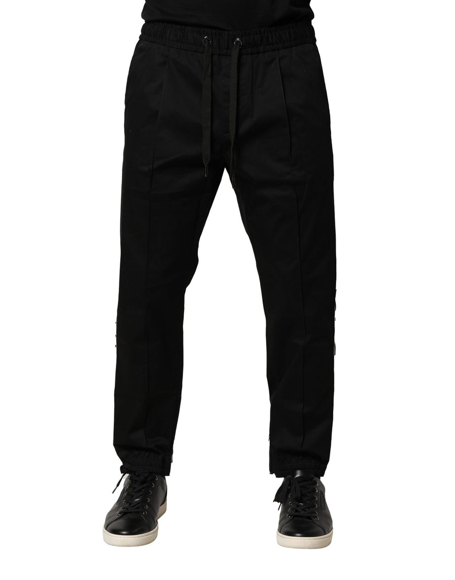 Dolce & Gabbana 97% Cotton joggers in black