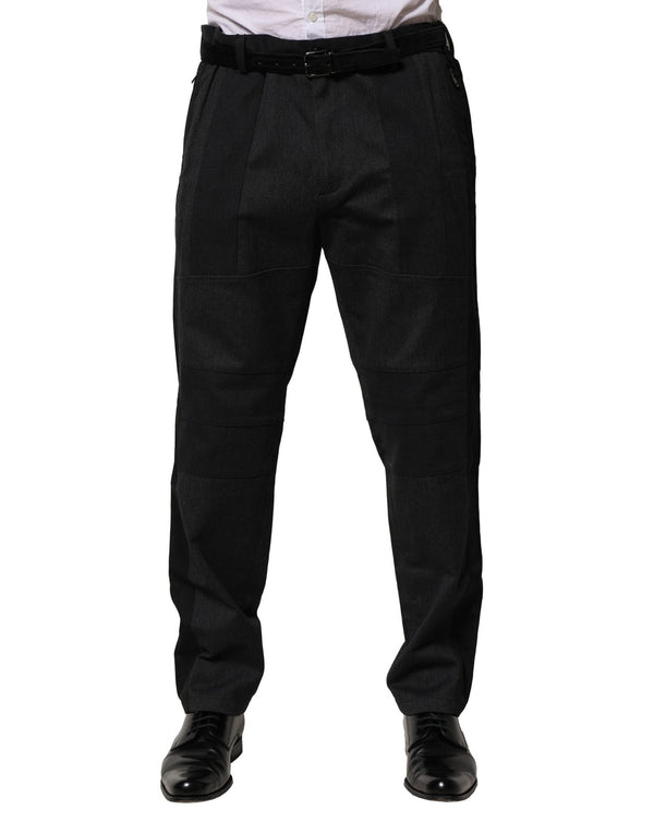 Dolce & Gabbana 78% Cotton trousers in black