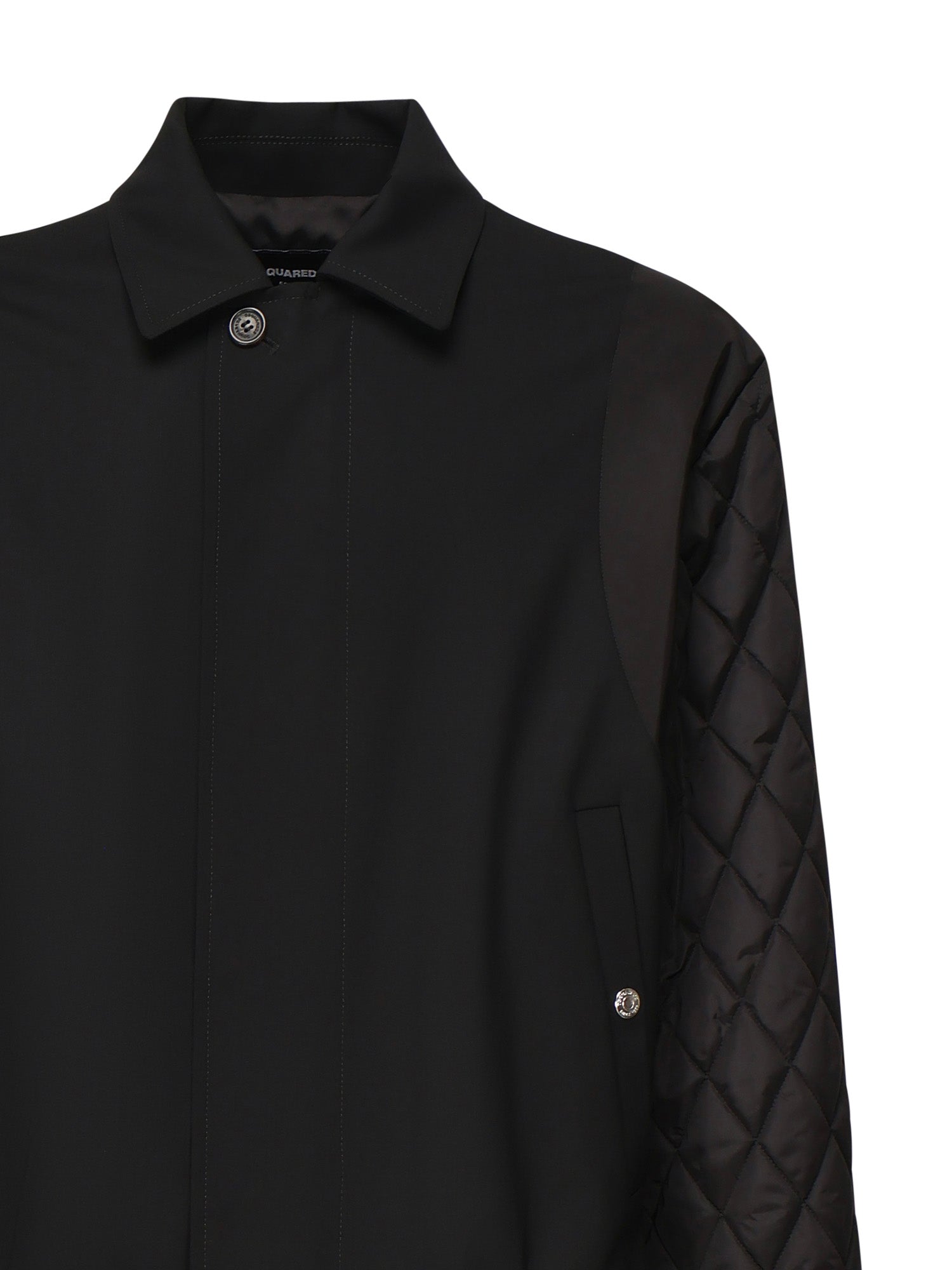 Dsquared2 Coats Black Virgin Wool