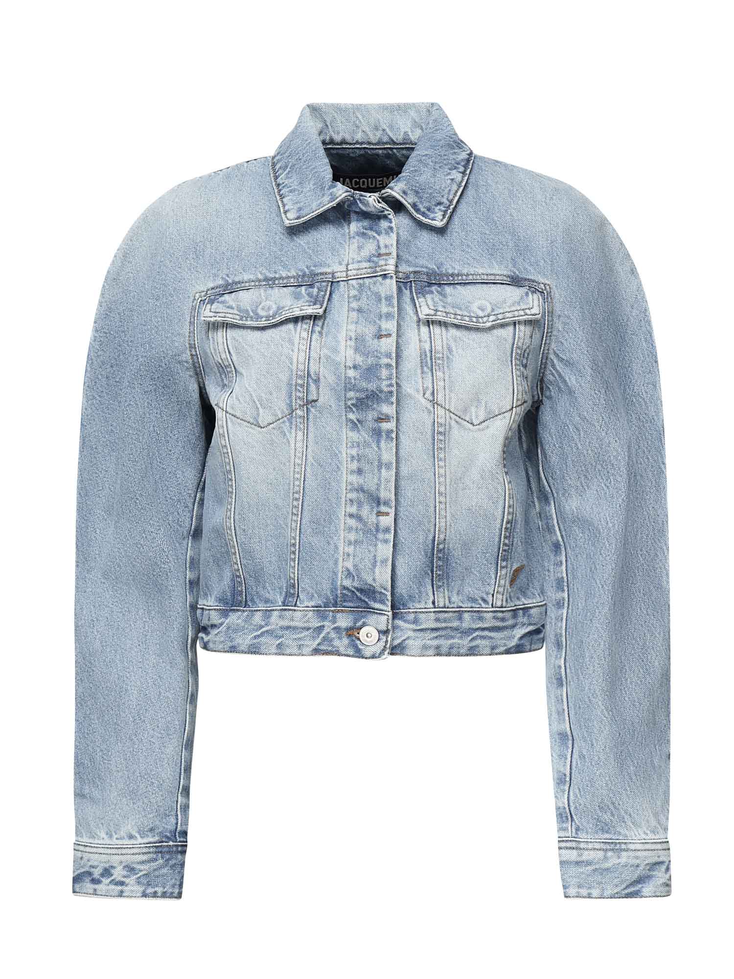 JACQUEMUS Coats Blue/tabac Cotton