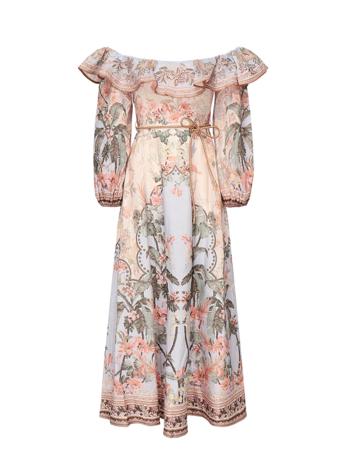 Zimmermann Dresses Blue Floral Linen