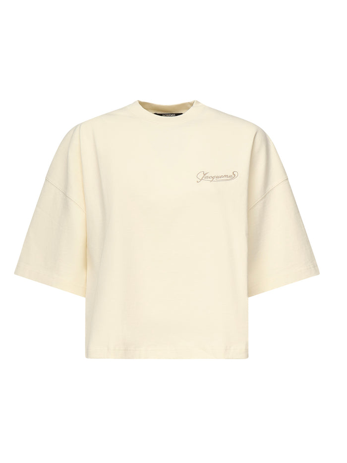 Jacquemus T-Shirts And Polos Uni Club Beige Cotton