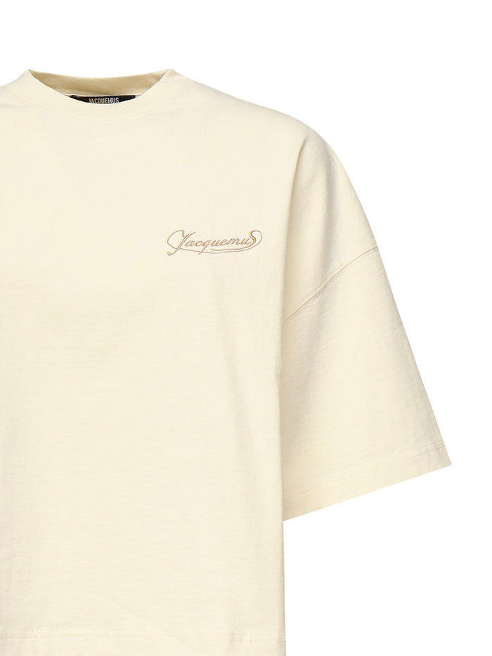Jacquemus T-Shirts And Polos Uni Club Beige Cotton