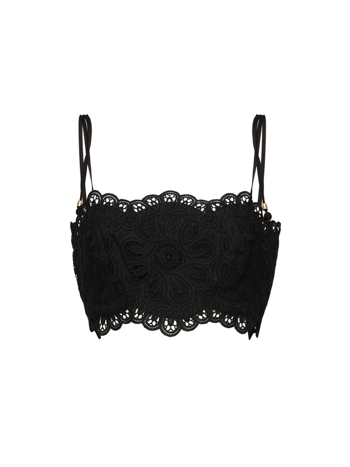 Zimmermann Top Black Cotton