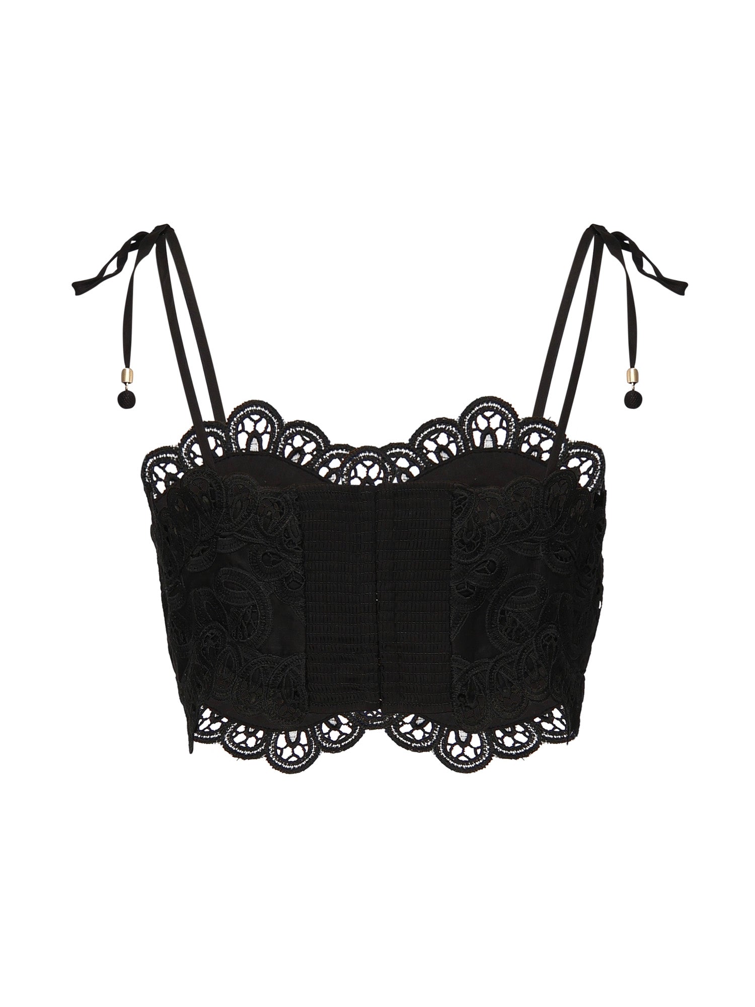 Zimmermann Top Black Cotton