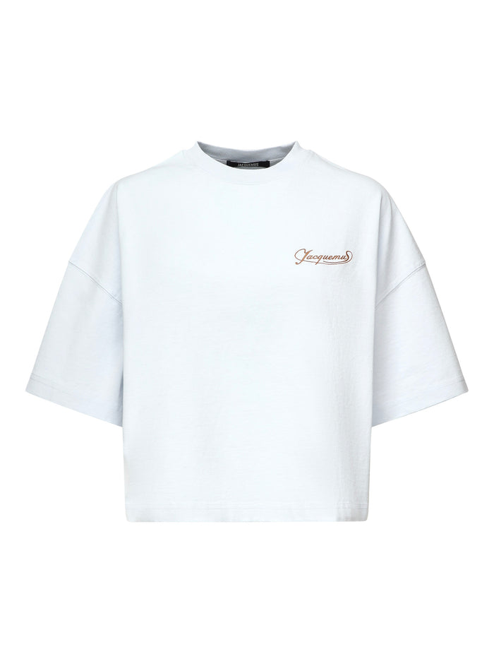 Jacquemus T-Shirts And Polos Uni Club Blue Cotton
