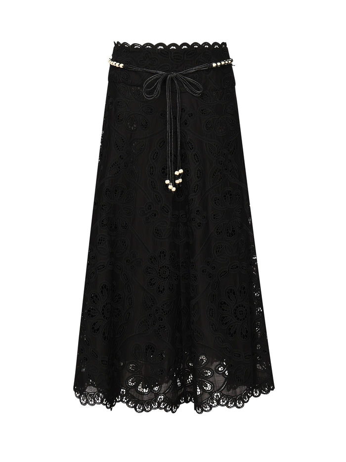Zimmermann Skirts Black Cotton
