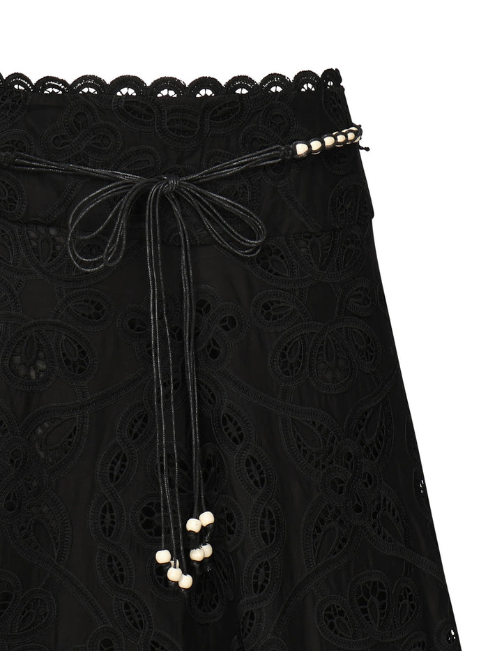 Zimmermann Skirts Black Cotton