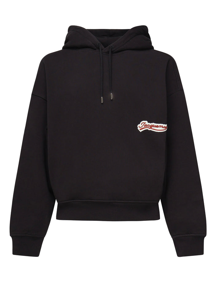 Jacquemus Sweaters Varsity Patch Navy Cotton