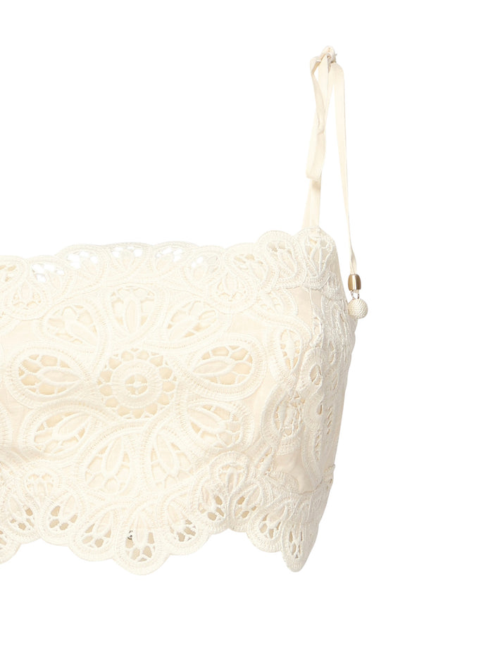 Zimmermann Top White Cotton