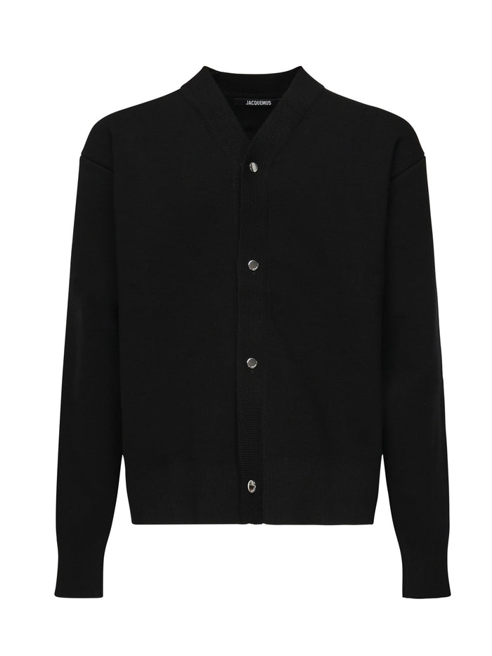 Jacquemus Sweaters Black Merino Wool