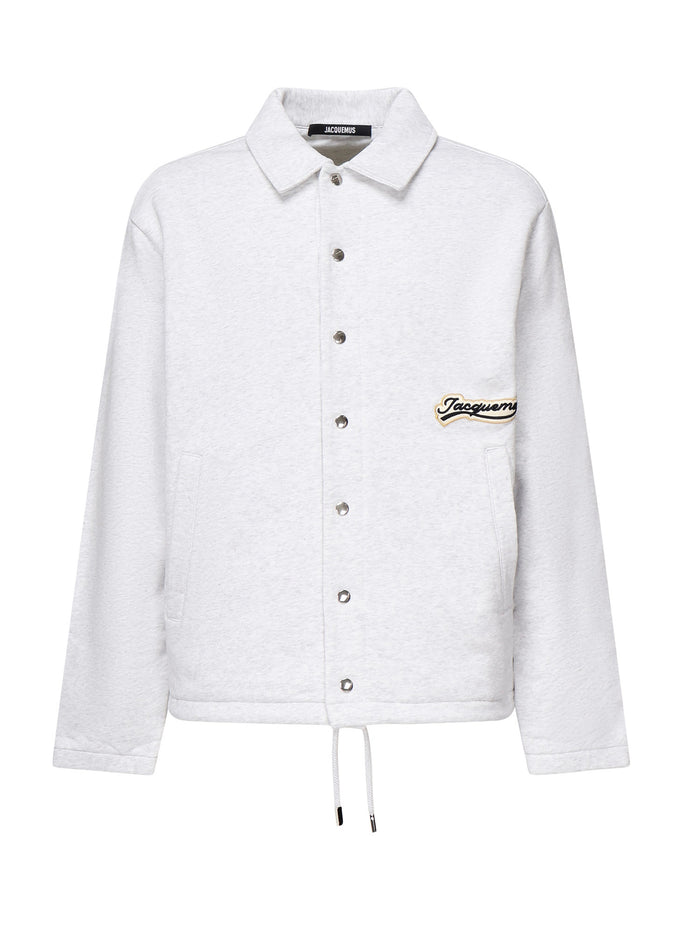 Jacquemus Shirts Varsity Patch Grey Cotton