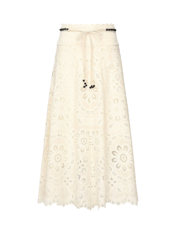 Zimmermann Skirts White Cotton