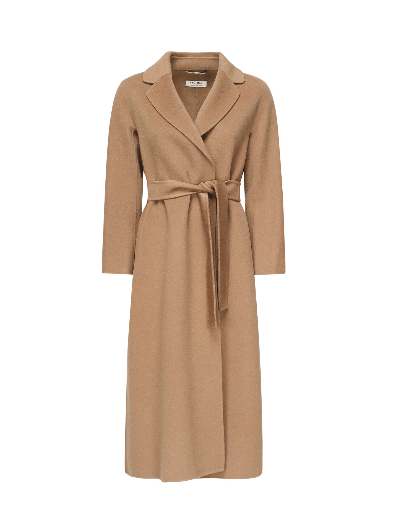 S Max Mara Coats Brown Wool