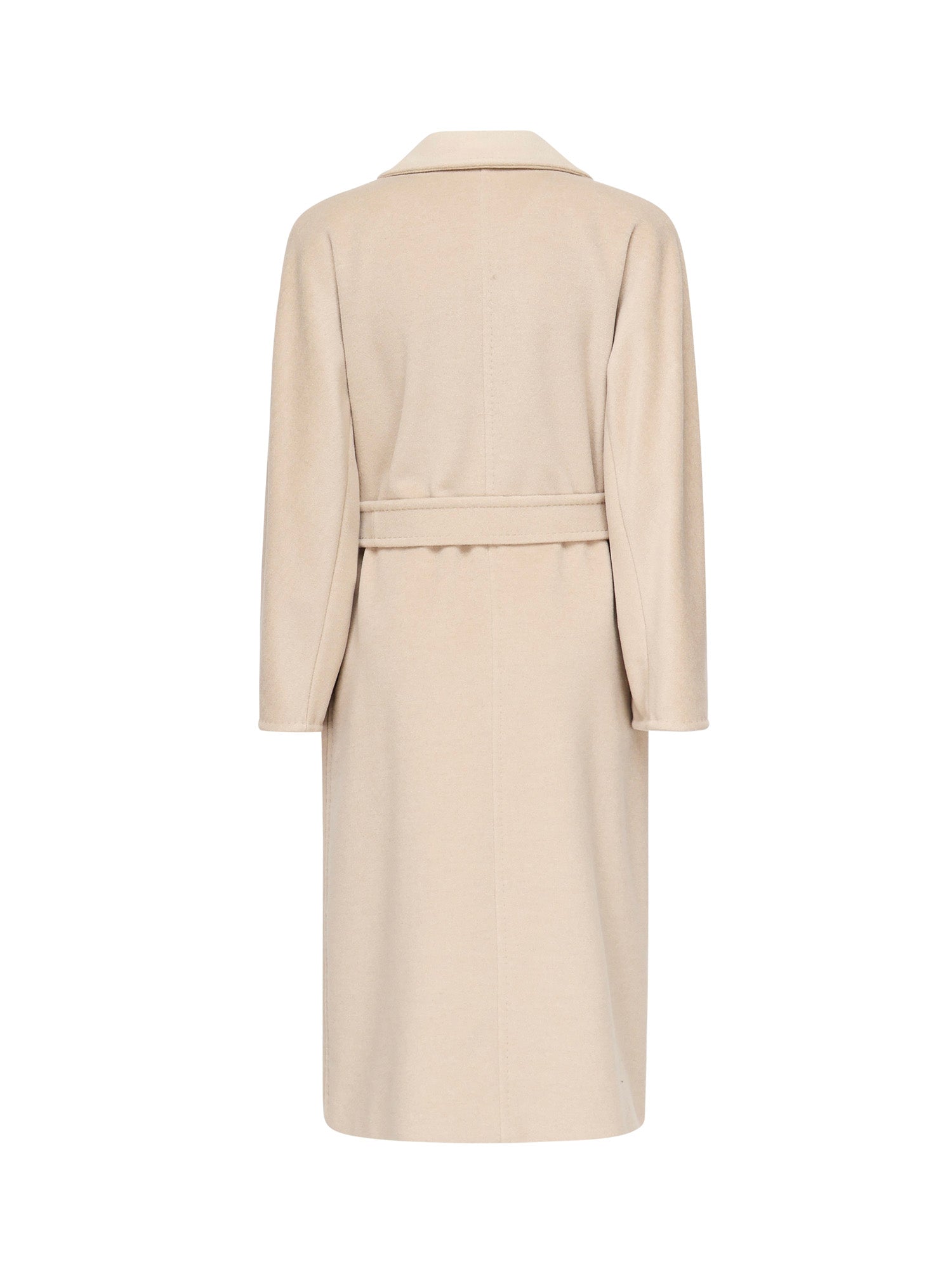 Max Mara Coats Beige Virgin Wool