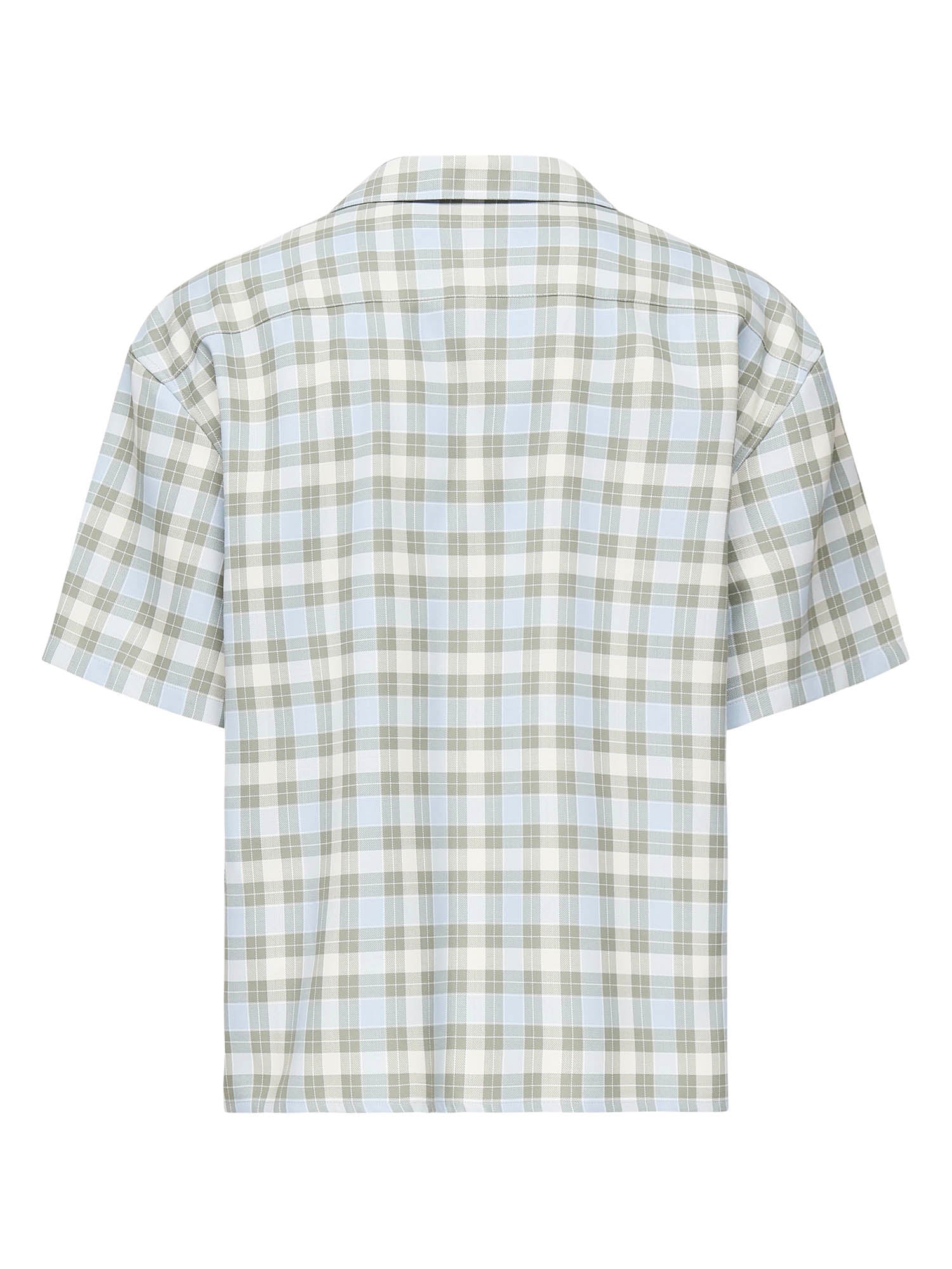 Loewe Shirts Light Blue/white Polyester/wool