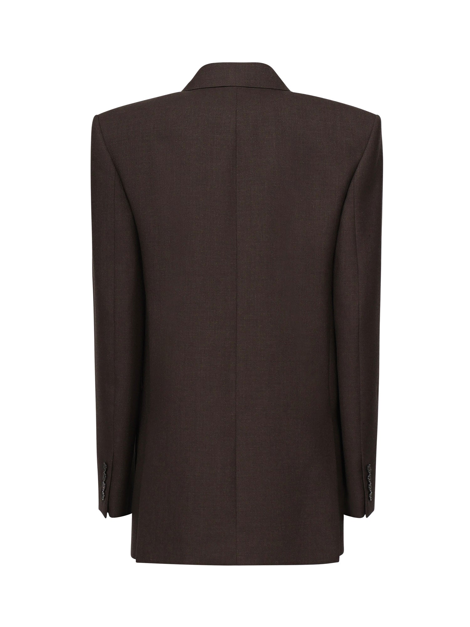Saint Laurent Jackets Brown Wool