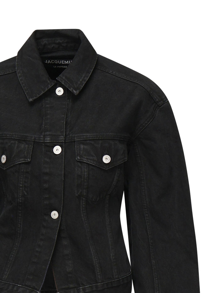 Jacquemus Coats Black Cotton