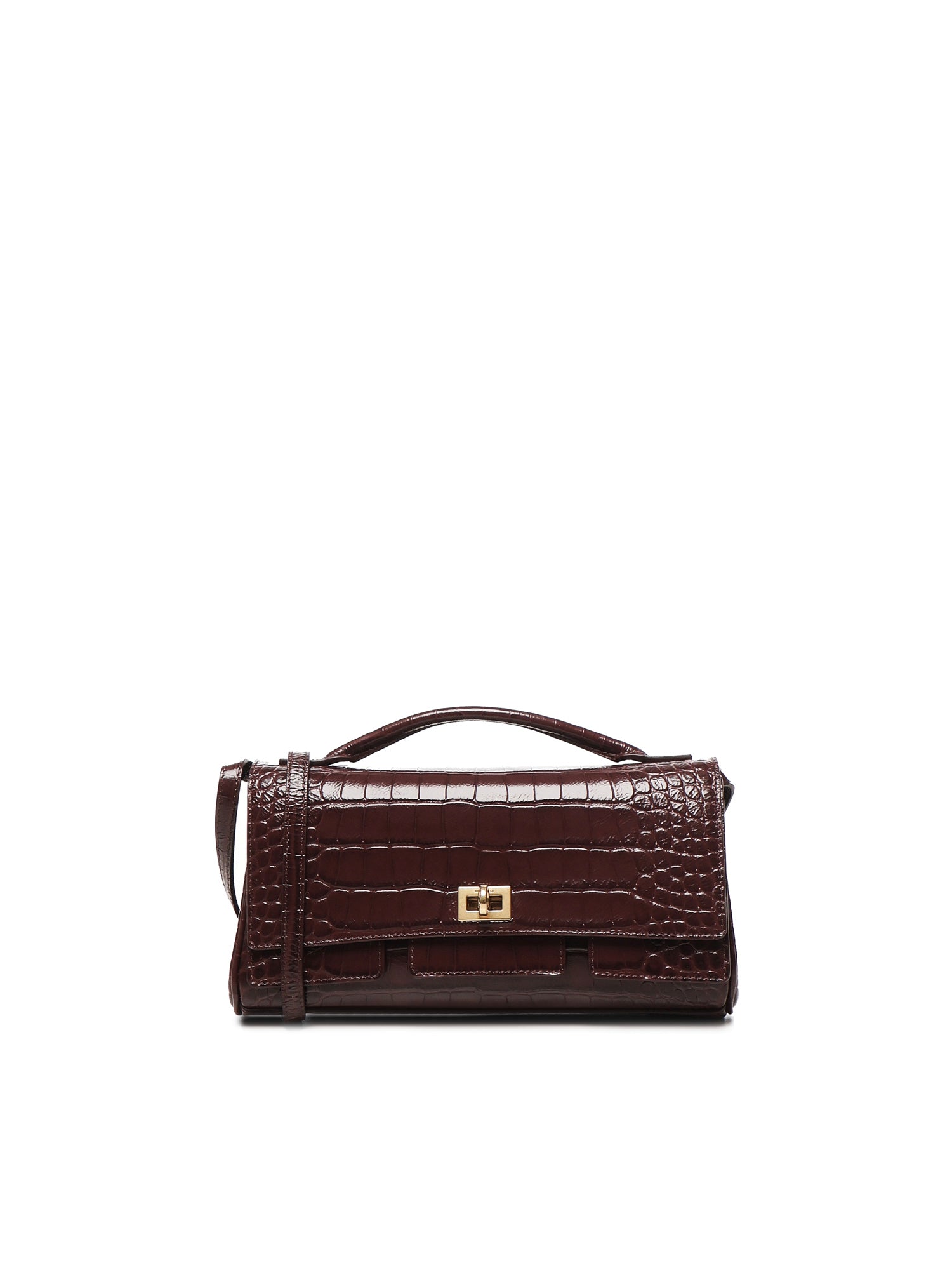 Balenciaga Bags Dark Burgundy Calfskin