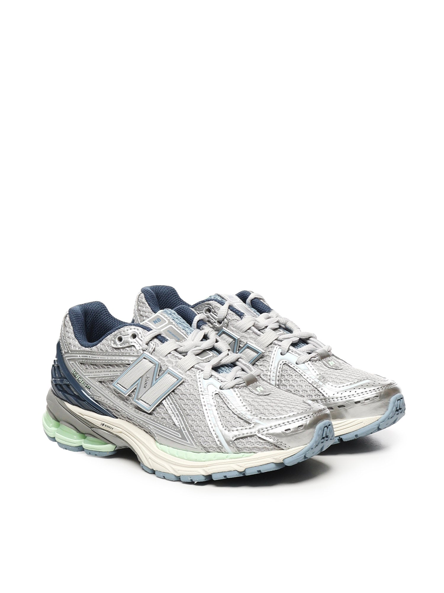 New Balance Sneakers Silver Metallic Sky Synthetic/mesh