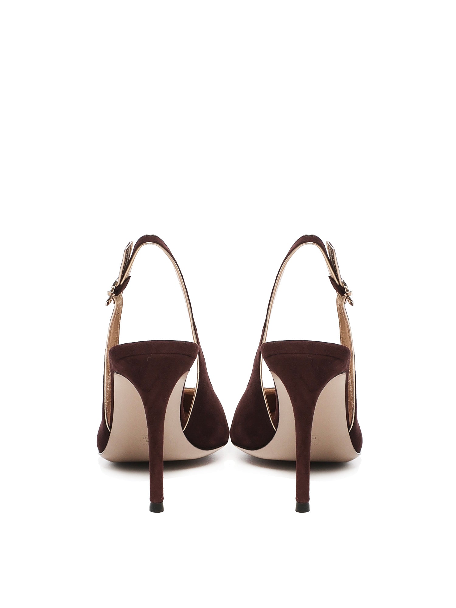 Gianvito Rossi With Heel Brown Suede