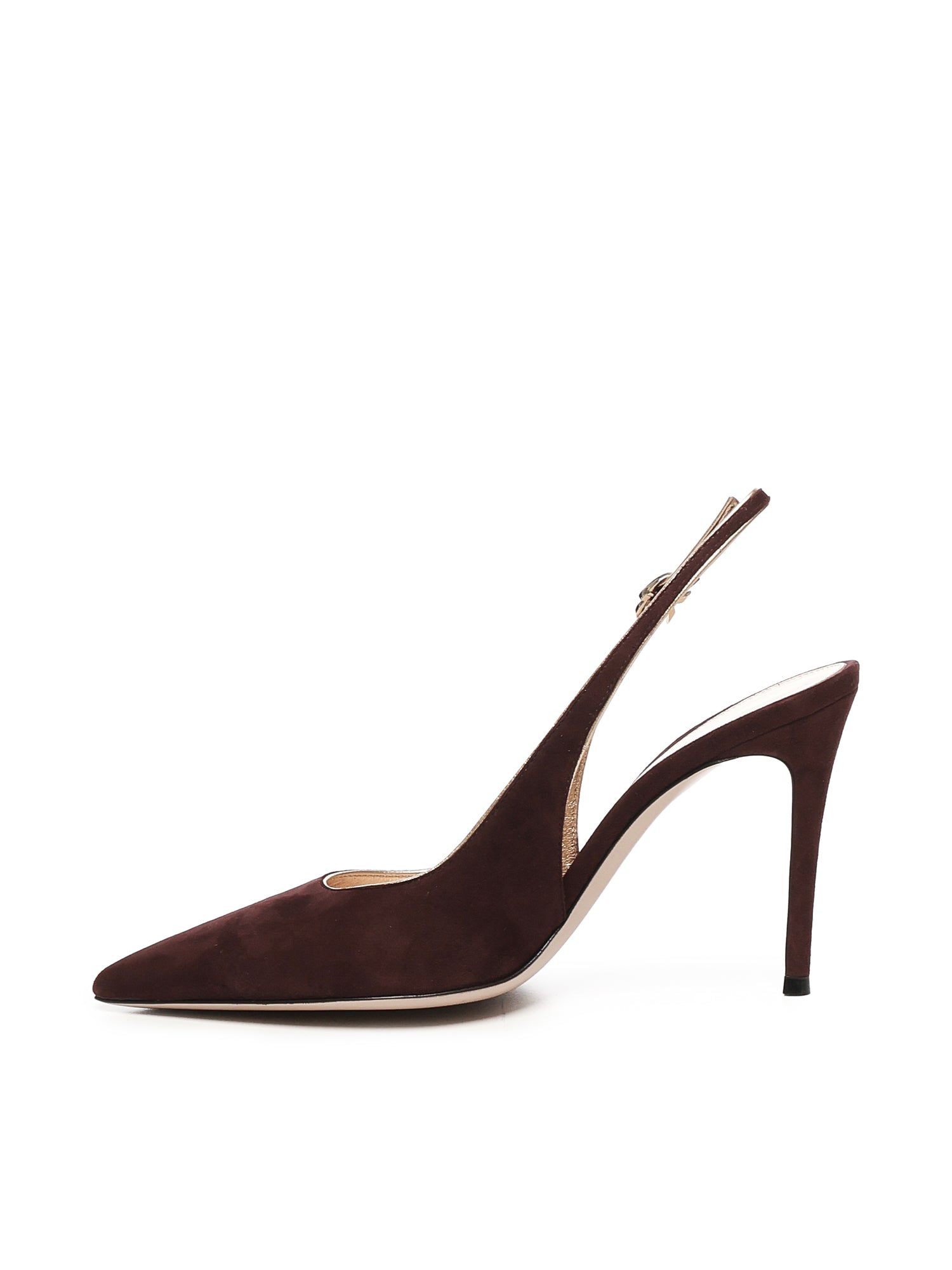 Gianvito Rossi With Heel Brown Suede